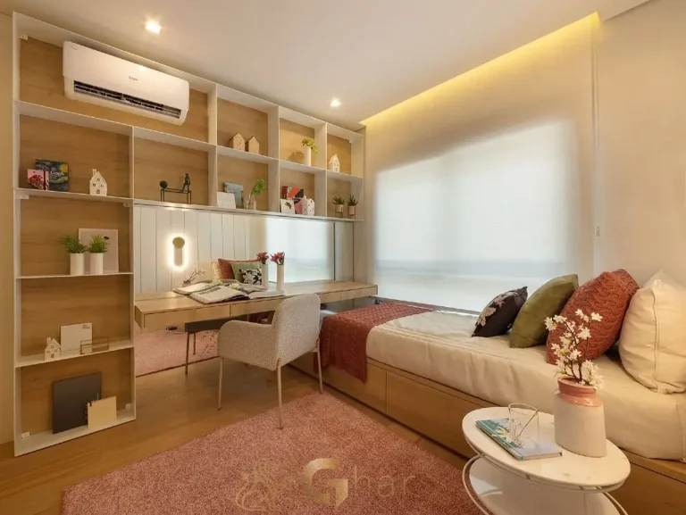 Suíte decorada do apartamento de 148m² no Valen Capote Valente Pinheiros