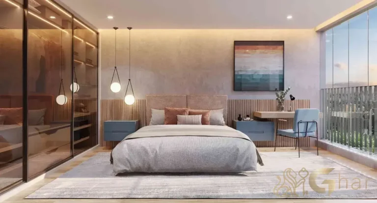 Suíte master decorada do apartamento de 187m² no Valen Capote Valente Pinheiros