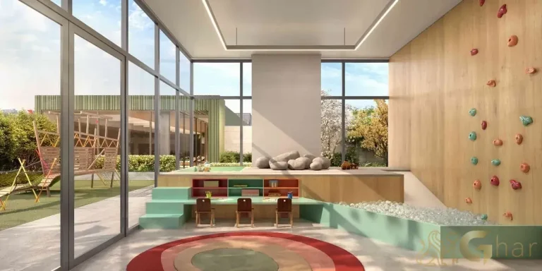 Brinquedoteca moderna no condomínio Valen Capote Valente Pinheiros São Paulo