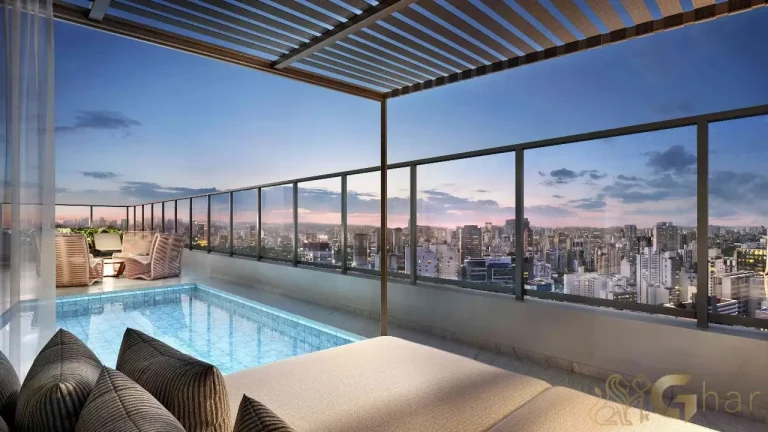 Mirante com vista panorâmica no rooftop do Valen Capote Valente Pinheiros