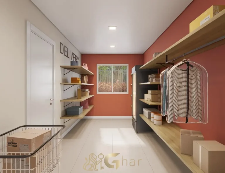 Espaço delivery do condomínio Vila Boulevard Mooca com lockers e área para entregas seguras