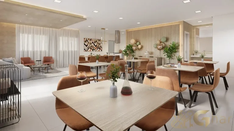 Salão de festas gourmet do Vila Boulevard Mooca na Mooca São Paulo