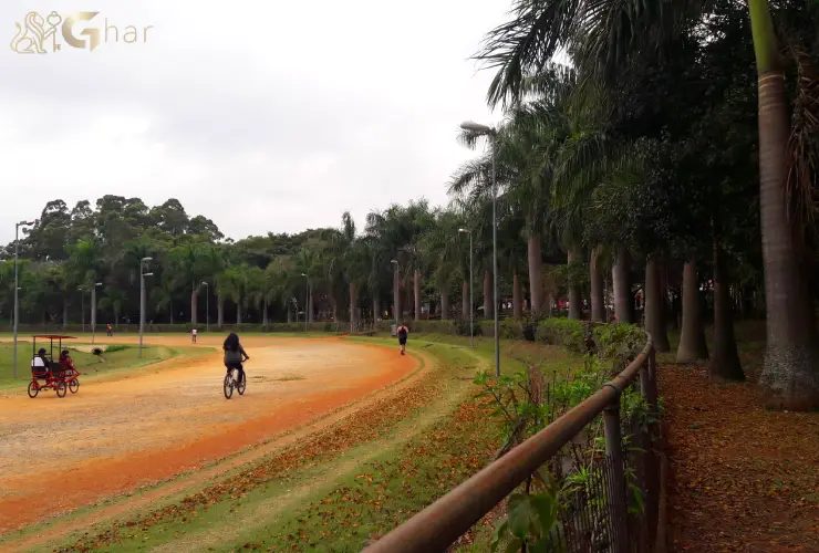 Pista de caminhada no Parque do Trote na Vila Guilherme Zona Norte de São Paulo