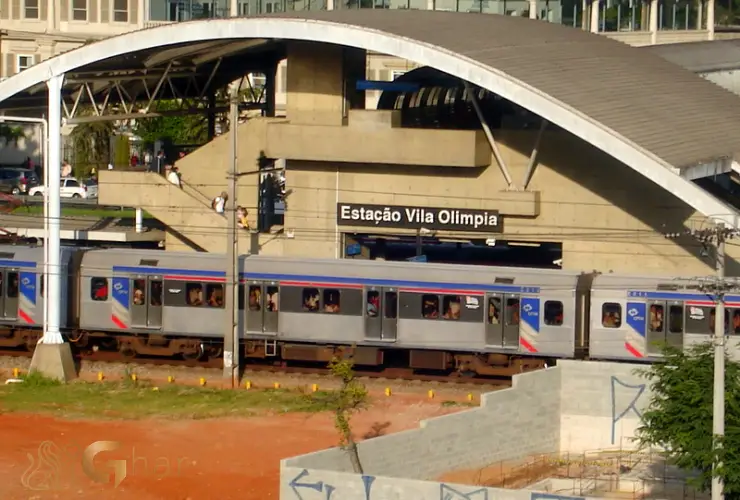 Estação de trem Vila Olímpia, Linha 9-Esmeralda da CPTM em São Paulo