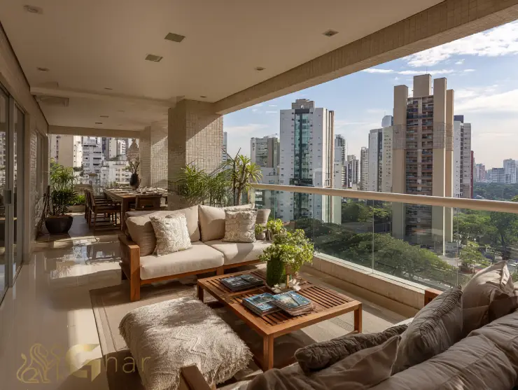 Varanda gourmet — apartamentos à venda na Bela Vista