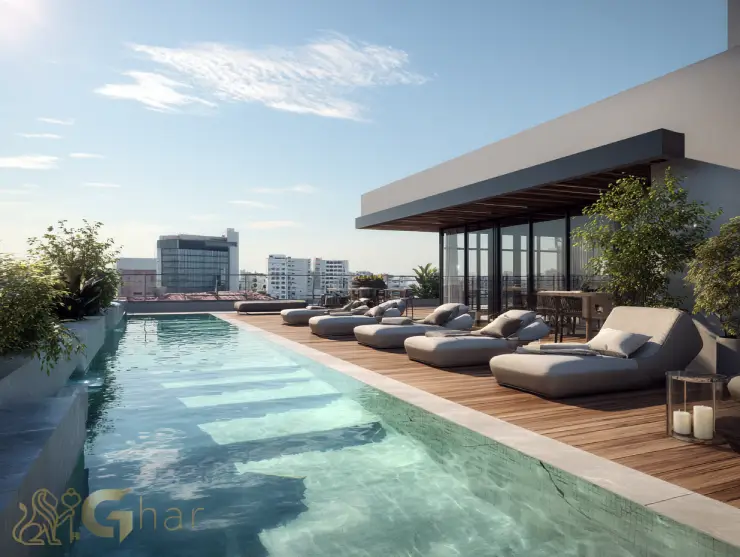 Cobertura à venda no Brooklin com piscina e área externa privativa