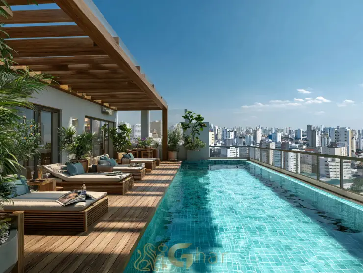 Cobertura duplex à venda no Butantã com piscina privativa e vista panorâmica