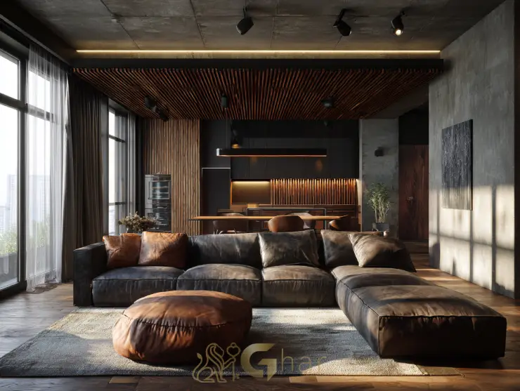 Sala de estar e jantar integrada à cozinha aberta — apartamentos à venda em Cerqueira César