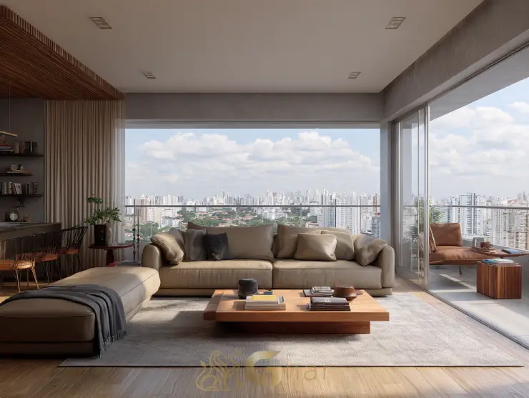 Apartamentos à venda na Chácara Klabin com sala de estar moderna e aconchegante