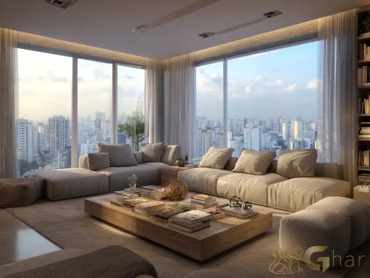 Apartamento à venda na Chácara Santo Antônio com sala de estar aconchegante