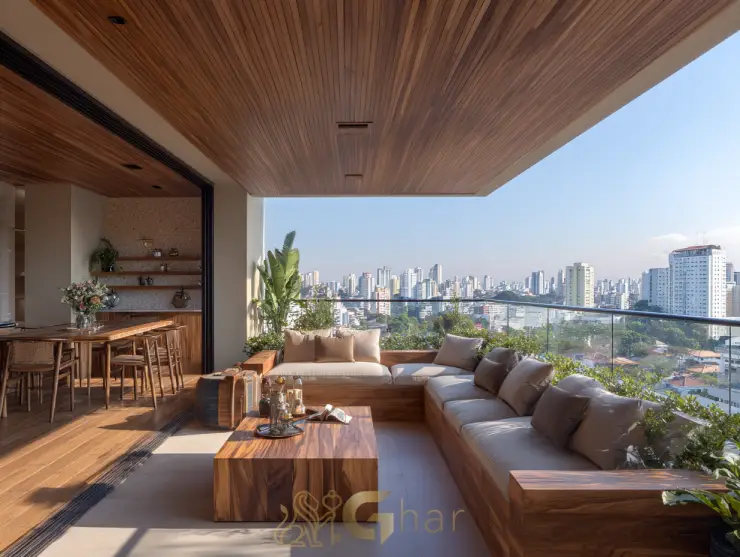 Apartamento à venda na Chácara Santo Antônio com varanda ampla e integrada à sala