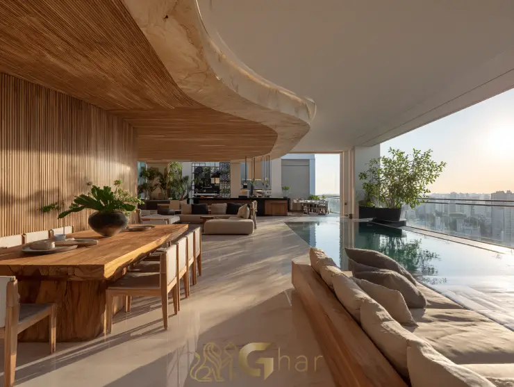 Cobertura duplex à venda em Higienópolis com piscina e área externa