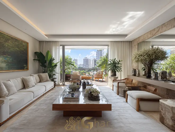 Apartamento à venda em Higienópolis com sala de estar sofisticada