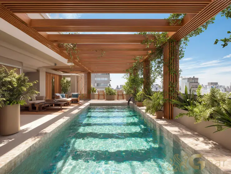 Cobertura à venda no Ibirapuera com piscina e área externa privativa