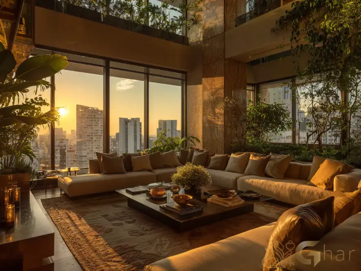 Cobertura duplex à venda no Ipiranga com sala ampla e vista deslumbrante