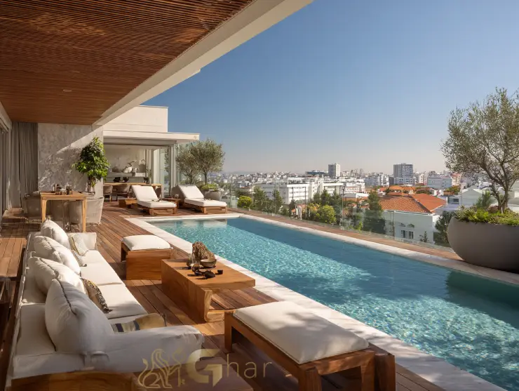 Cobertura de luxo à venda no Jardins com piscina privativa e acabamento refinado.