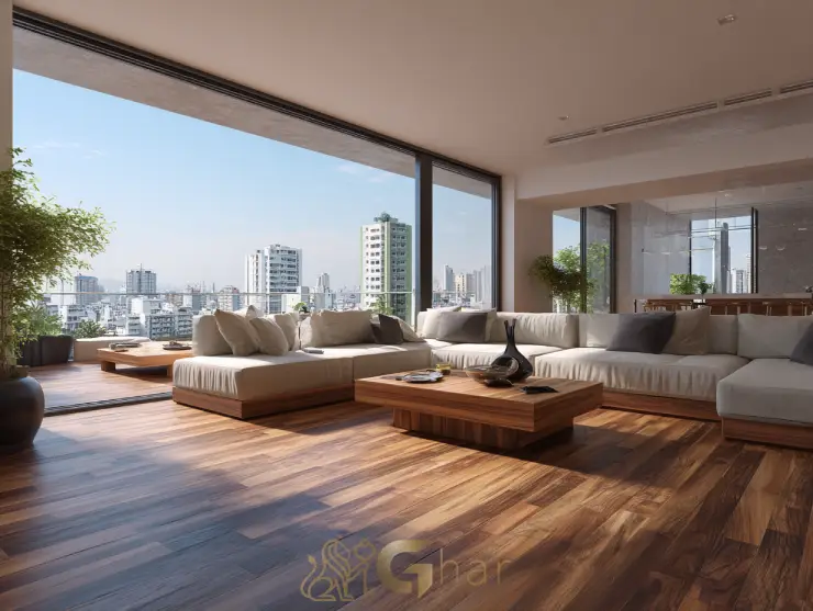 Imóvel na zona sul da capital paulista com varanda ampla e decoração sofisticada