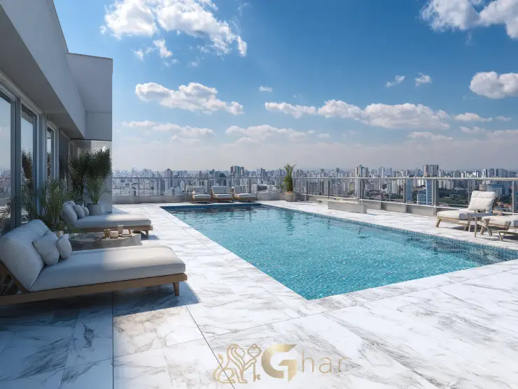 Cobertura à venda no Paraíso com piscina e área externa privativa