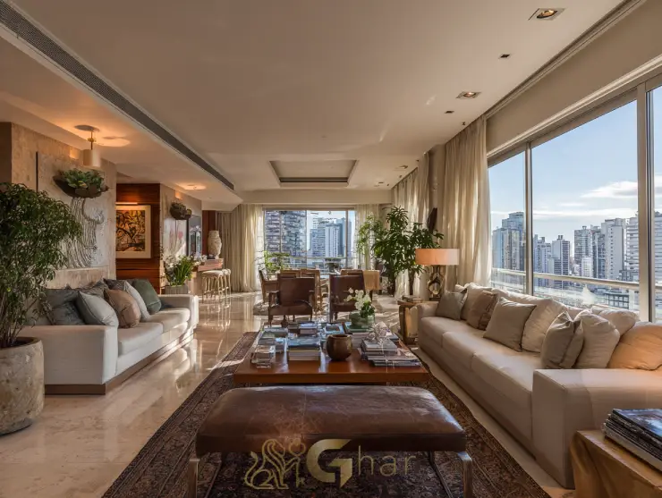 Apartamento à venda em São Paulo com sala de estar ampla e alto padrão