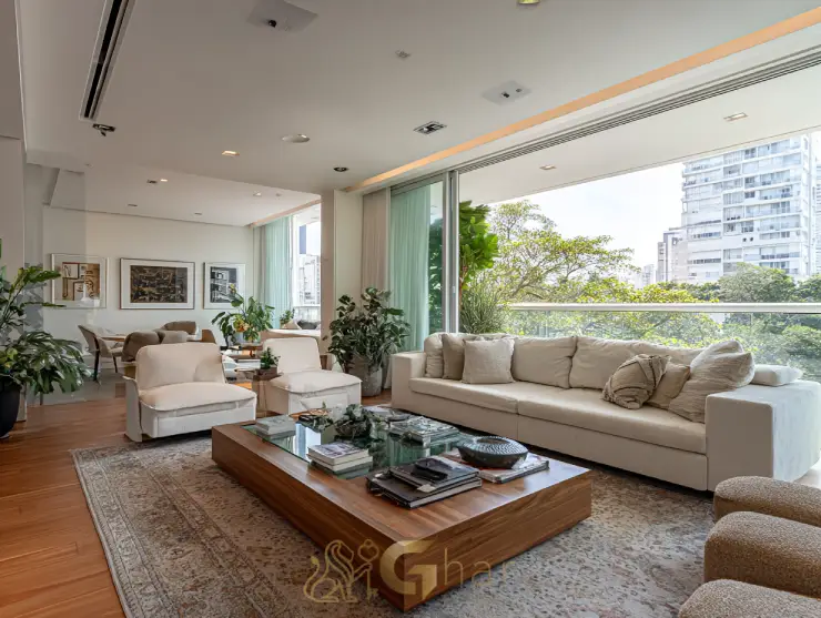 Apartamento à venda na Saúde com sala de estar ampla e acabamento de alto padrão