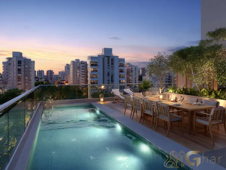 Cobertura com piscina e área gourmet — apartamentos à venda SP