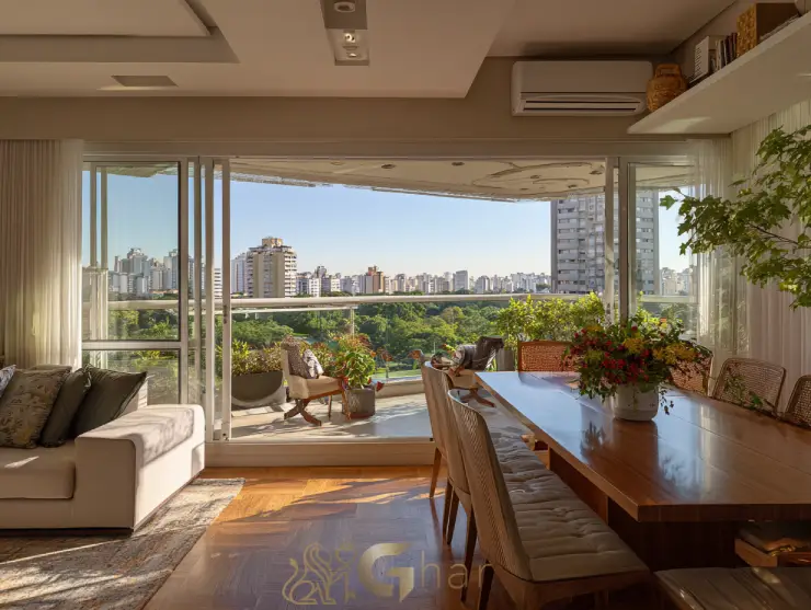 Sala de jantar decorada — apartamentos à venda no Tucuruvi