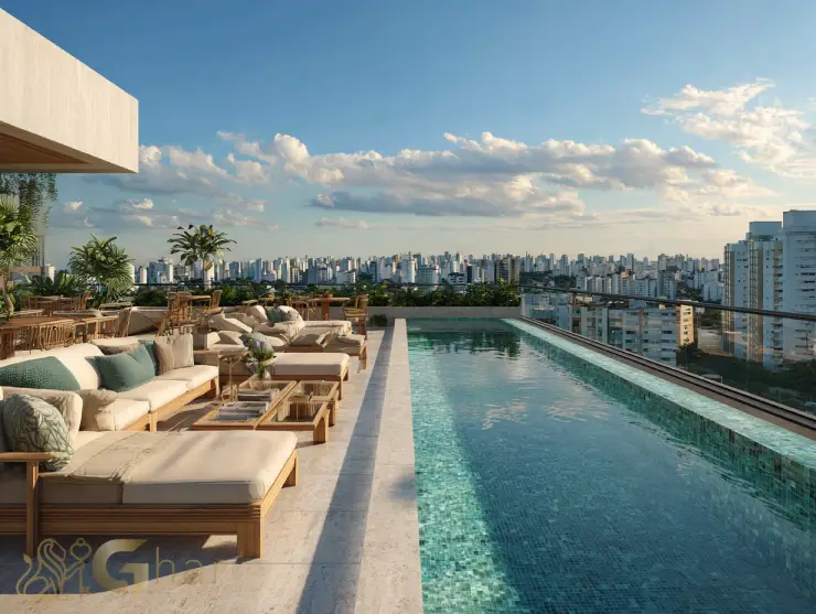 Cobertura duplex com piscina em apartamentos à venda na Vila Madalena