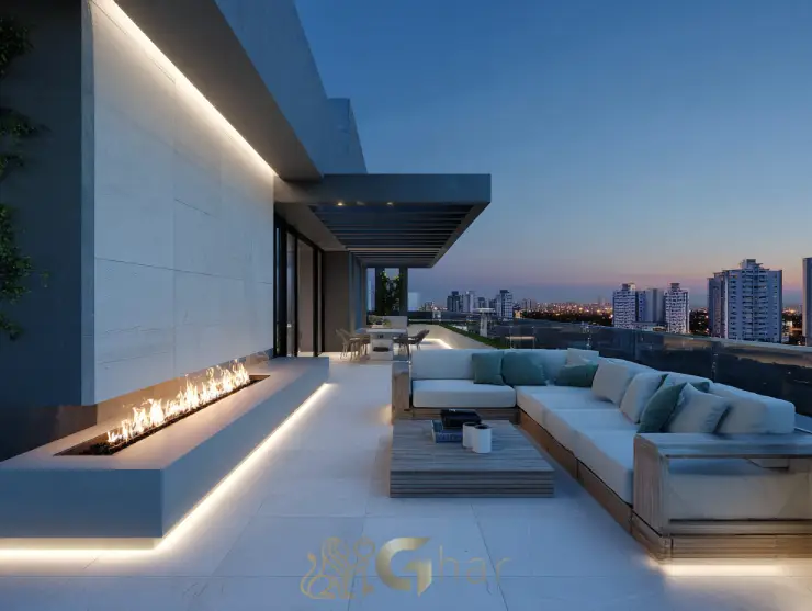 Cobertura à venda na Zona Leste de São Paulo com lareira e espaço amplo