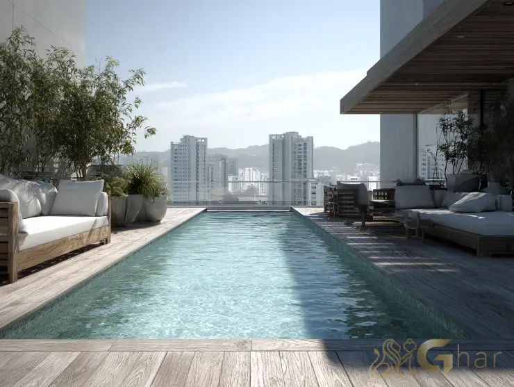 Cobertura à venda na Zona Norte de São Paulo com piscina e vista para a Serra da Cantareira