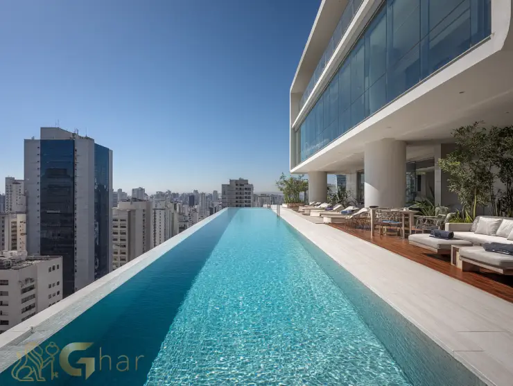 Cobertura à venda na Zona Sul de São Paulo com piscina privativa