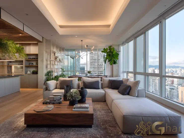 Apartamento no Jardim São Paulo com cozinha aberta integrada à sala de estar