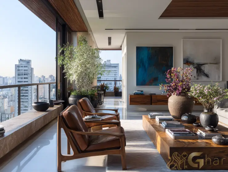 Imóvel na zona norte da capital com sala integrada à varanda gourmet