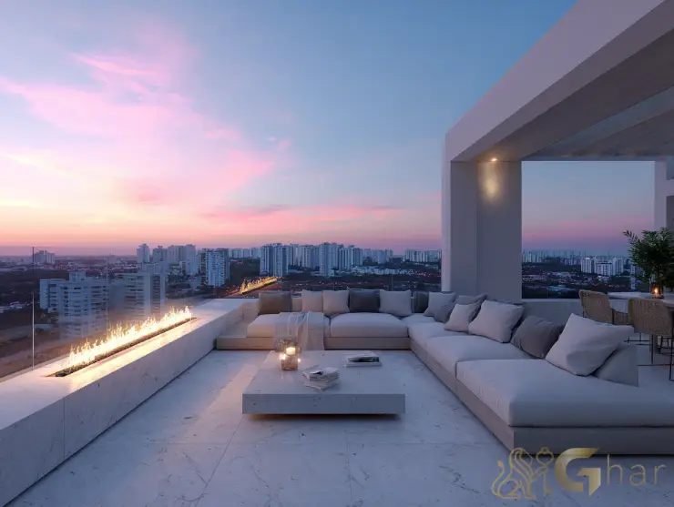 Cobertura de luxo com área externa e vista panorâmica na Vila Olímpia