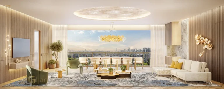 Living Decorado Do Apartamento De 145m² Do Brooklin Senses By Cyrela