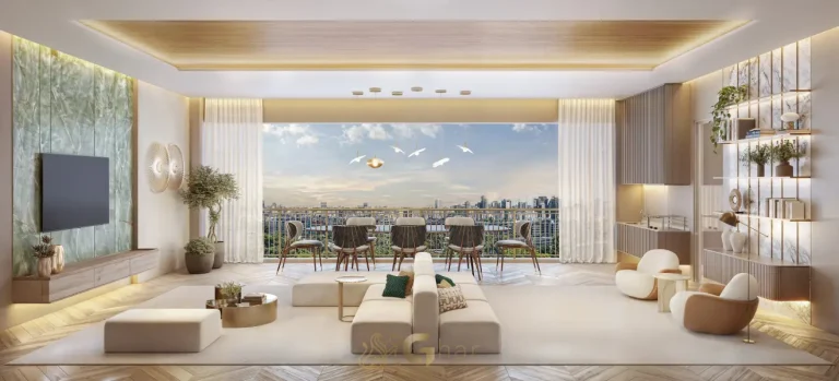 Living Decorado Do Apartamento De 178m² Do Brooklin Senses By Cyrela