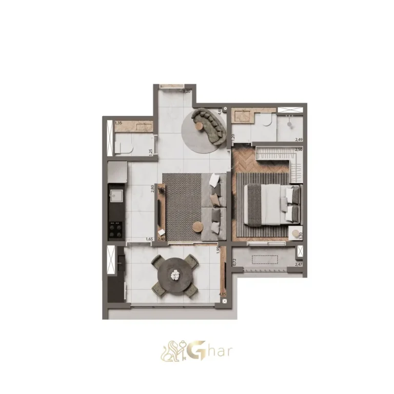 Fachada de esquina do Edifício MAAM Paraíso, mostrando a volumetria contemporânea, linhas elegantes e presença marcante do empreendimento no bairro Paraíso