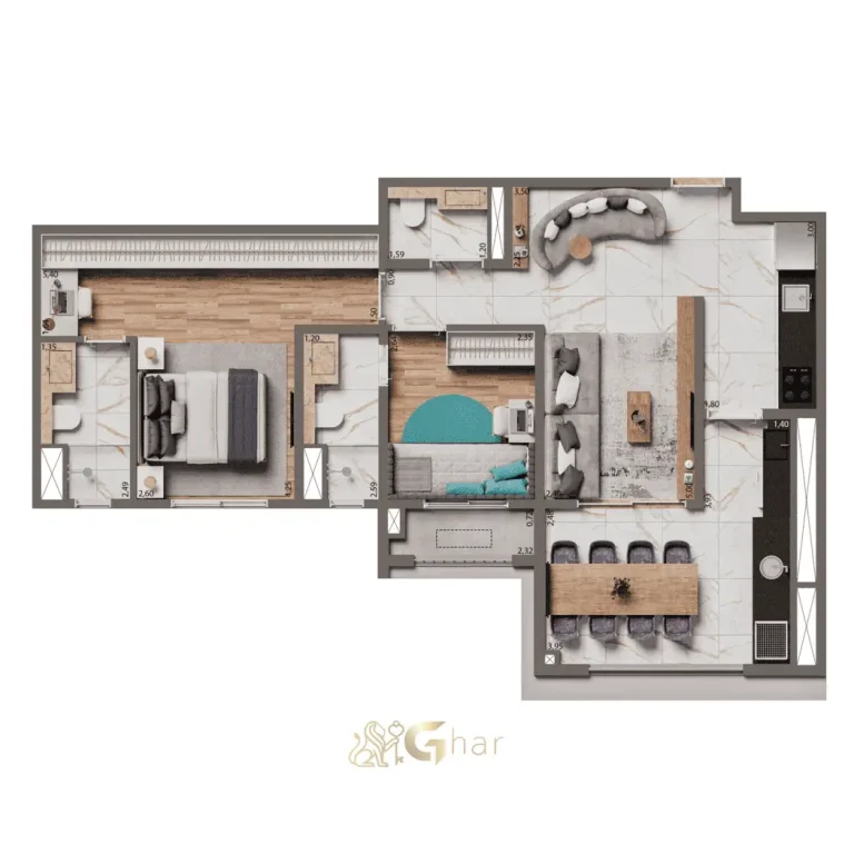 Fachada de esquina do Edifício MAAM Paraíso, mostrando a volumetria contemporânea, linhas elegantes e presença marcante do empreendimento no bairro Paraíso