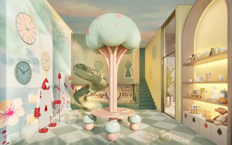 Brinquedoteca do Casa Eden by YOO East com espaço infantil completo