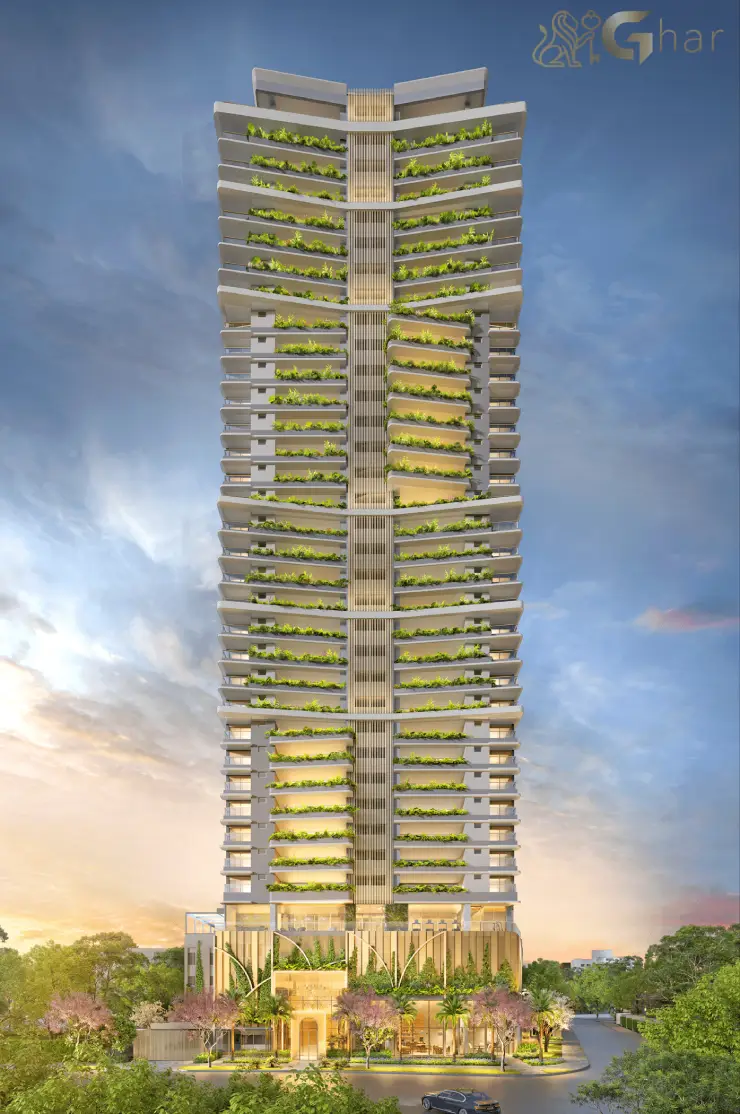 Fachada principal do Casa Eden by YOO East no Brooklin