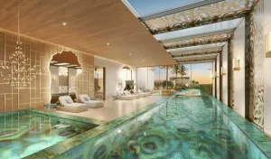 Piscina Coberta Do Casa Eden By YOO West Brooklin Com Ambiente De Spa
