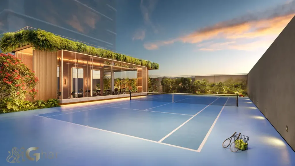 Quadra De Tênis Do Condomínio Casa Gabriele No Campo Belo