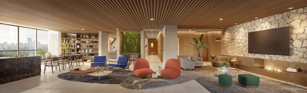 Espaço coliving gourmet do Casa Ibirapuera Apartments na Vila Clementino