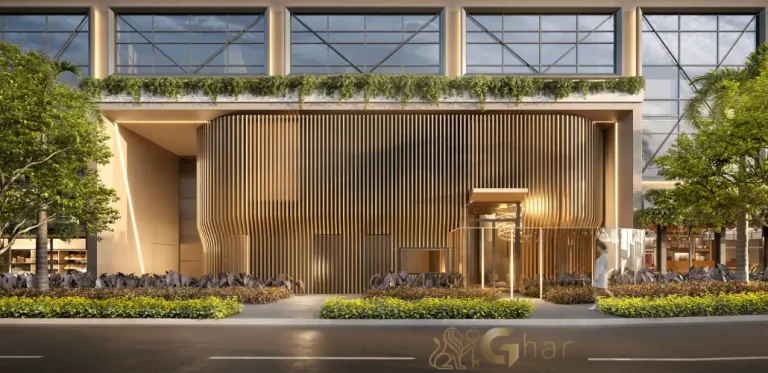 Fachada e portaria do Casa Ibirapuera Apartments na Vila Clementino