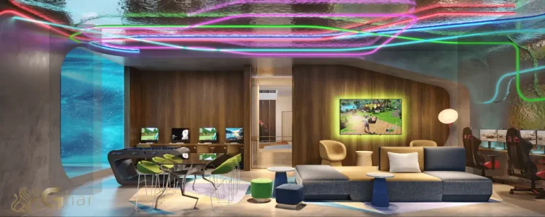 Salão de jogos completo do Casa Ibirapuera Residences