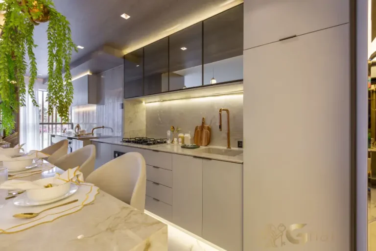 Cozinha Decorada Do Apto 94 M² No Eden Park By Dror Eden West