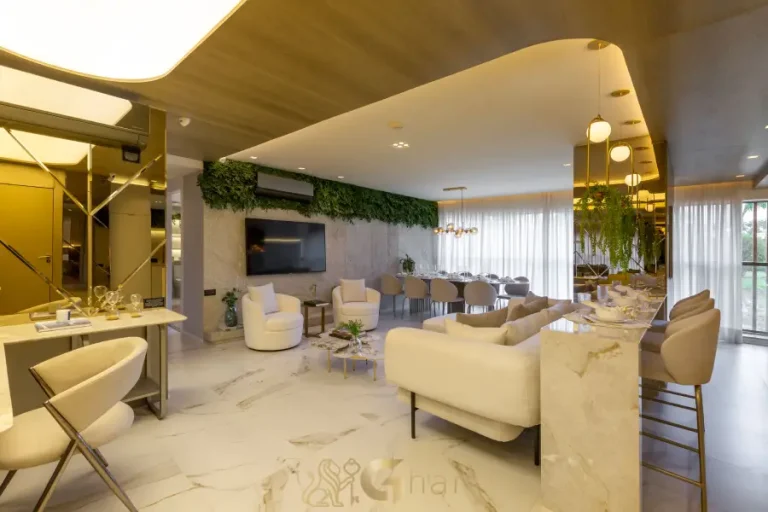 Sala De Estar E Jantar Decorada Do Apto 94 M² No Eden Park By Dror Eden West