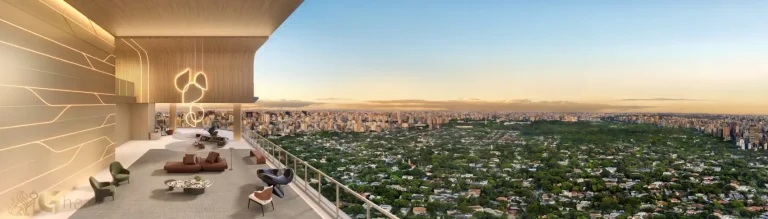 Ambientes internos do apartamento 576 m² no Epic Jardim Europa Design by Pininfarina