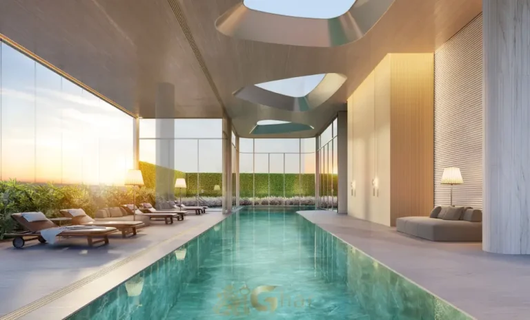 Piscina coberta do Epic Jardim Europa Design by Pininfarina no Jardim Europa São Paulo