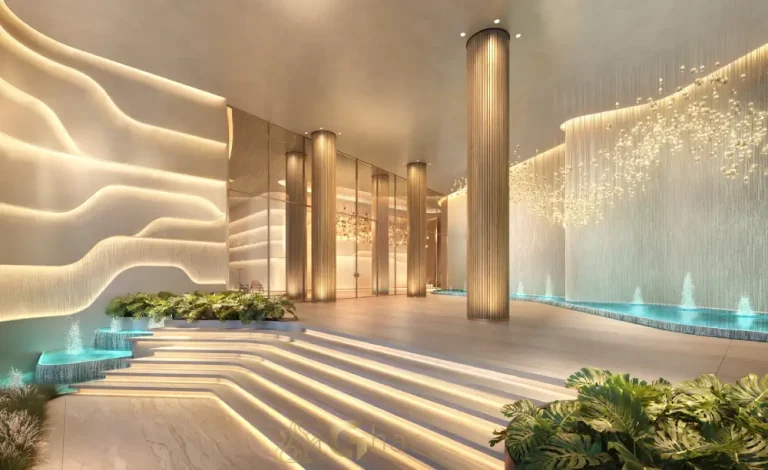 Lobby social do Epic Jardim Europa Design by Pininfarina em São Paulo