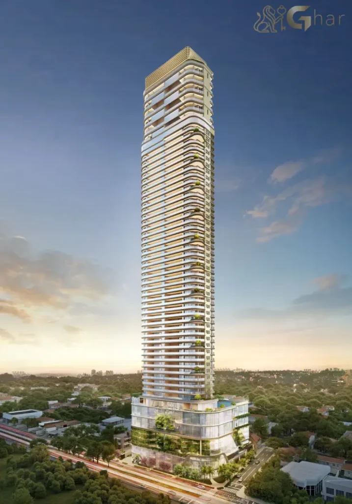 Fachada do condomínio Epic Jardim Europa Design by Pininfarina em São Paulo